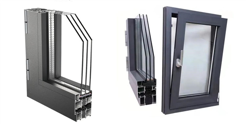 Narrow Frame Triple-Glazed Aluminum Casement Windows Drive Sustainable Urban Development