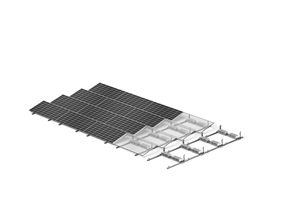 Flat Roof Solar Mounting Solution