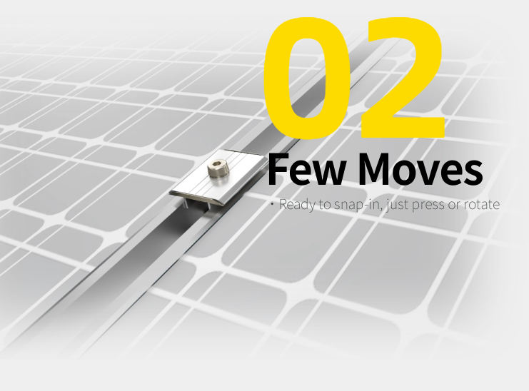 SnapFit Click-in Solar Mounting System