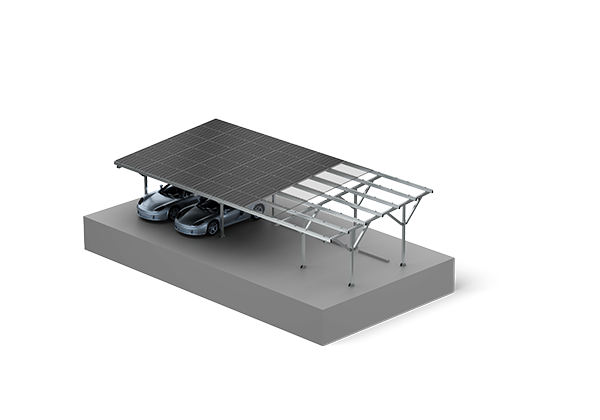 Y Shape Solar Carport Mounting System
