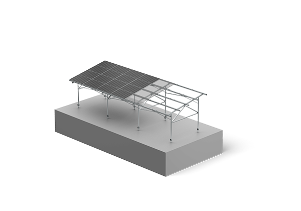 Dual Land Use Agrivoltaics Mounting System