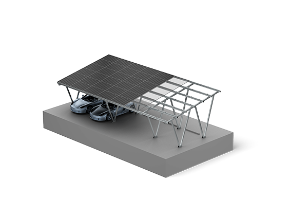 Modular Solar Carport Mounting System