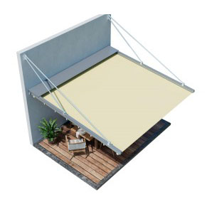 Retractable Awning Aluminum Pergola Folding All Season PVC Roof