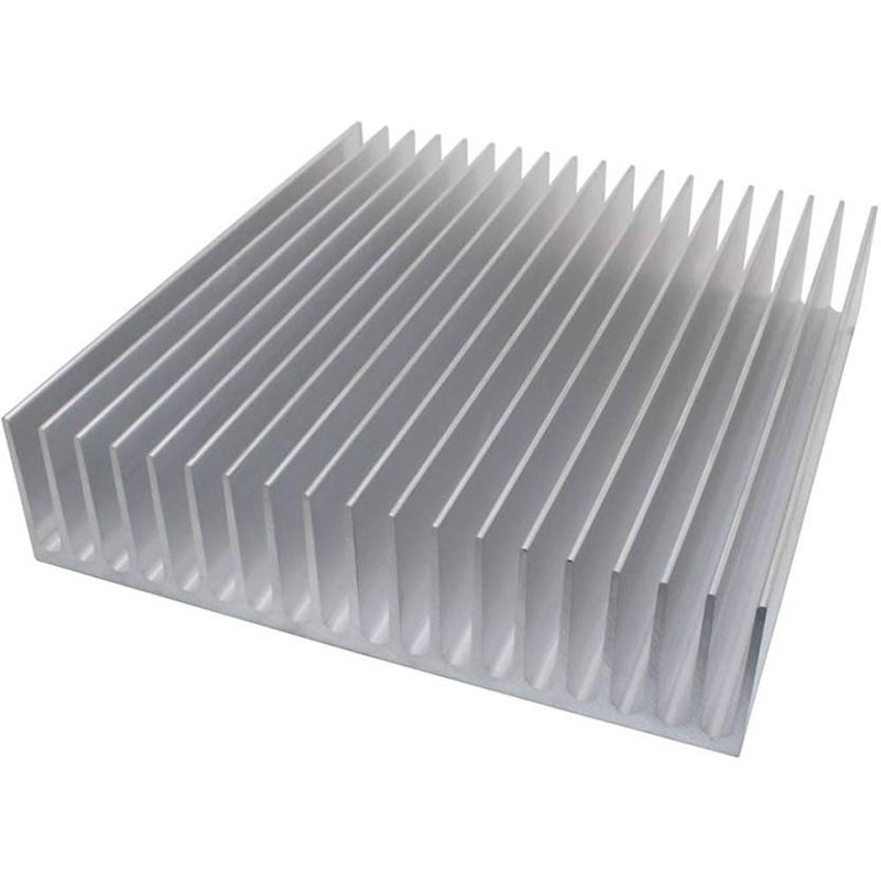 Aluminium Extruded Square Heat Sink