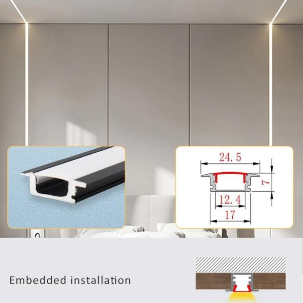 Strip Light U Shape Extrusion Profile