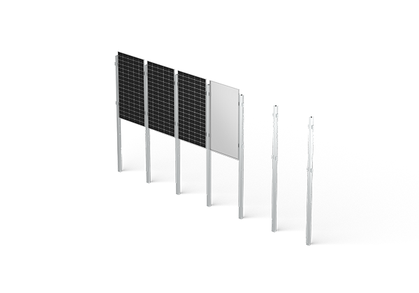 Vertical Ground Mount Solar Mounting System